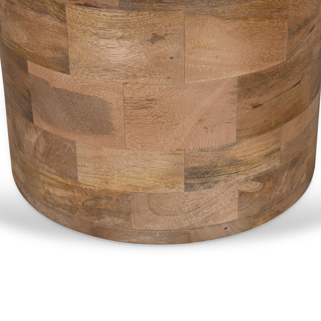 40cm Travertine Top Side Table - Natural - image 7