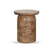 40cm Travertine Top Side Table - Natural - image 3