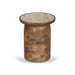 40cm Travertine Top Side Table - Natural - image 2