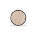 40cm Travertine Top Side Table - Black - image 8