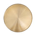 45cm Brushed Gold Side Table - Carrara Marble - image 10
