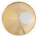 40cm Round Brushed Gold Side Table - Marble - image 7