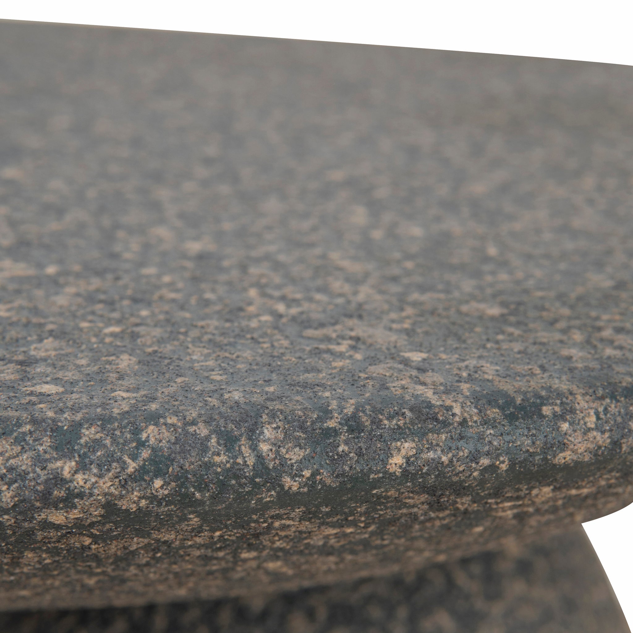 CST8804-NY 42cm Fibre Glass Side Table - Charcoal Latte