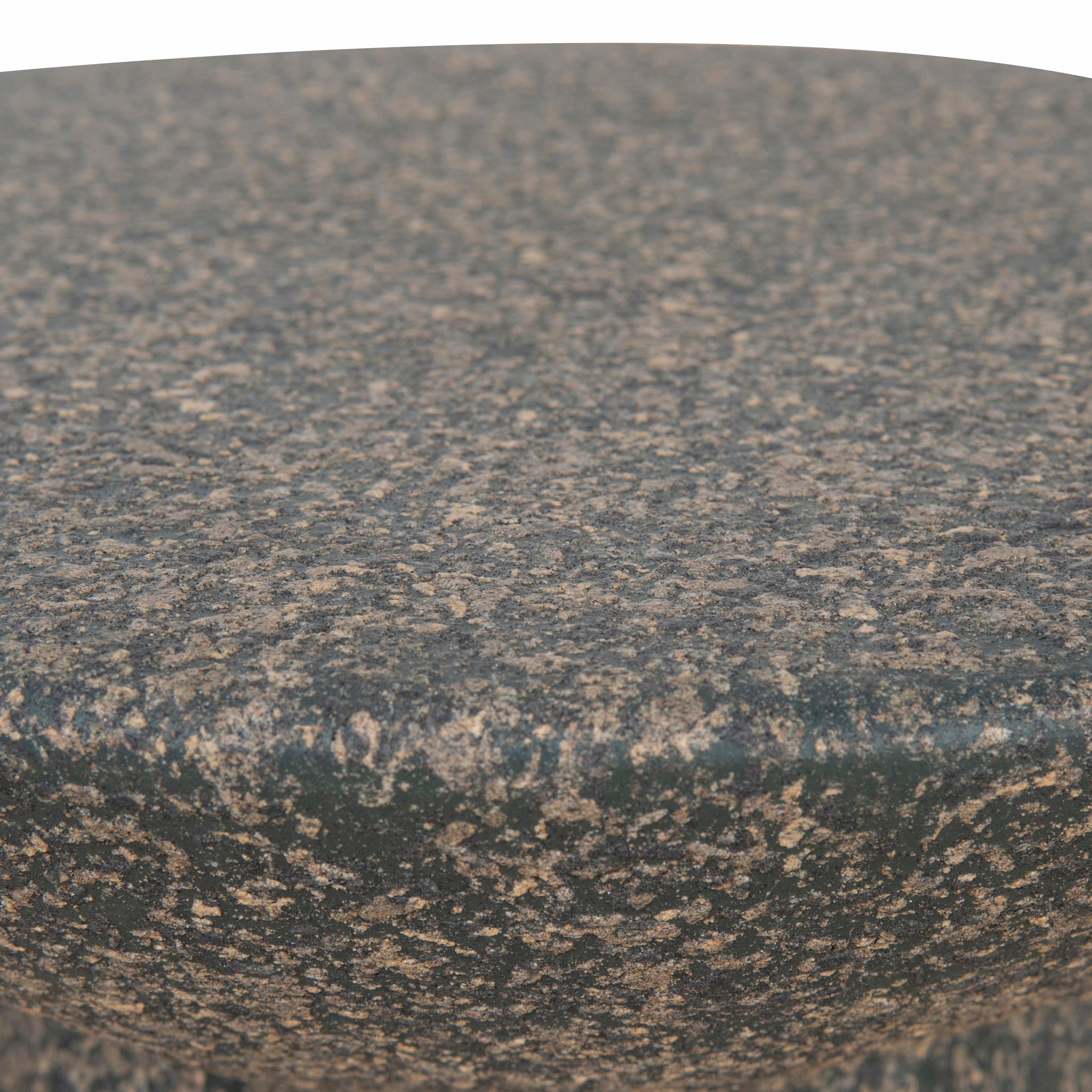 CST8805-NY 60cm Fibre Glass Side Table - Charcoal Latte