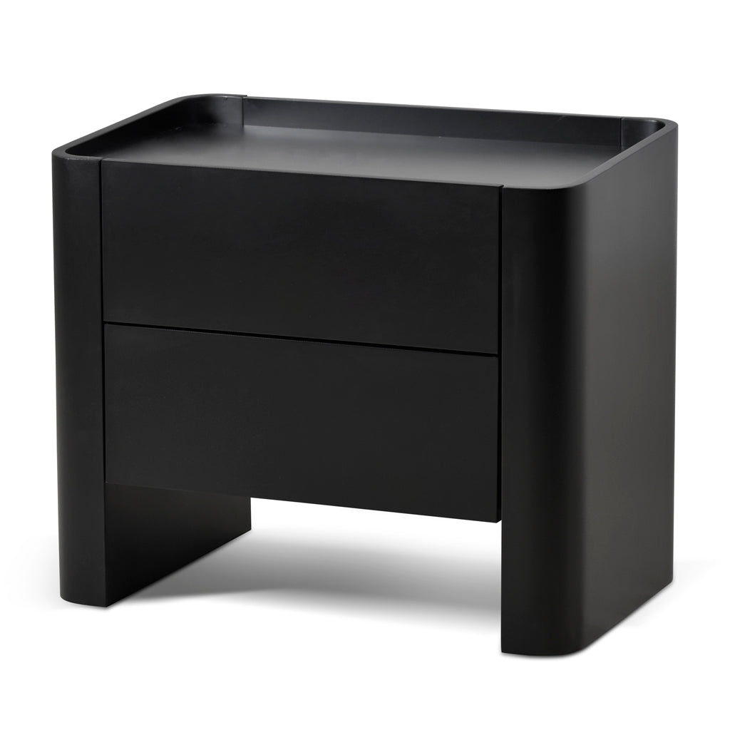 CST8849-IG 65cm Bedside Table - Matte Black