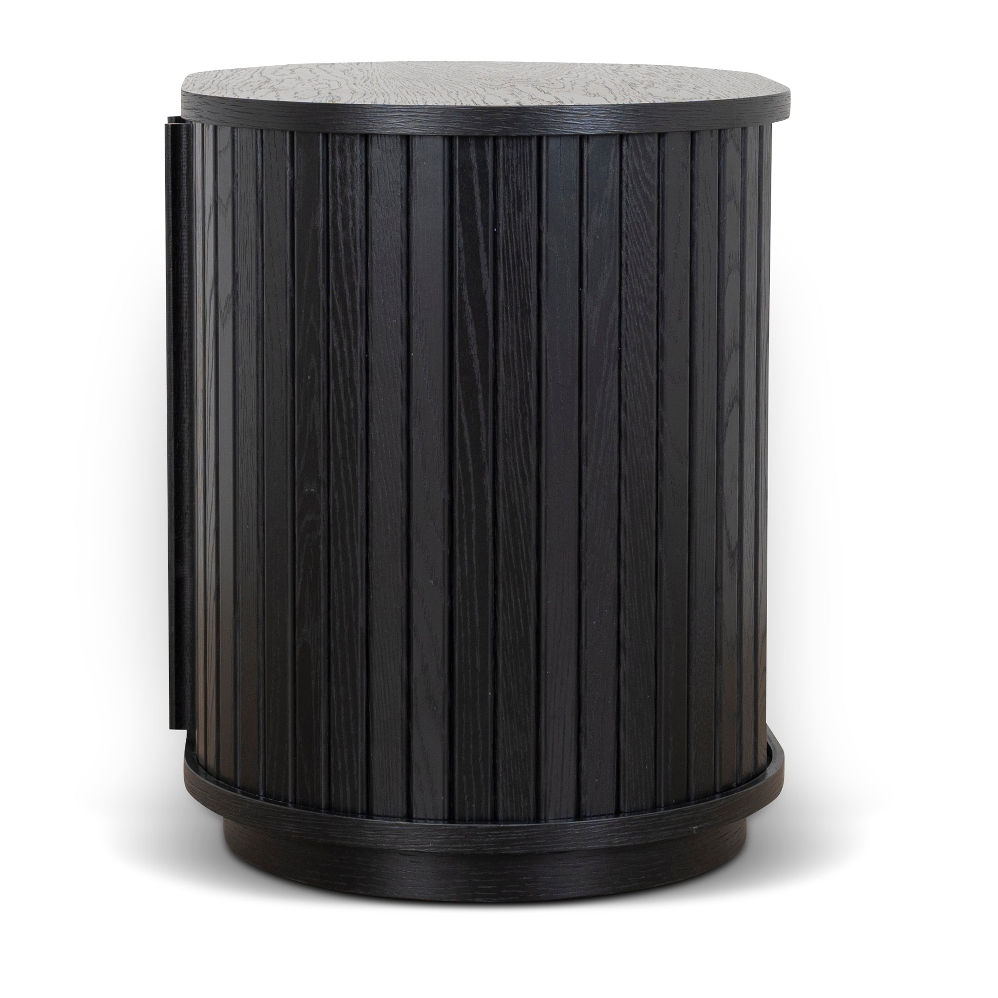 CST8854-KD 55cm Side Table - Full Black