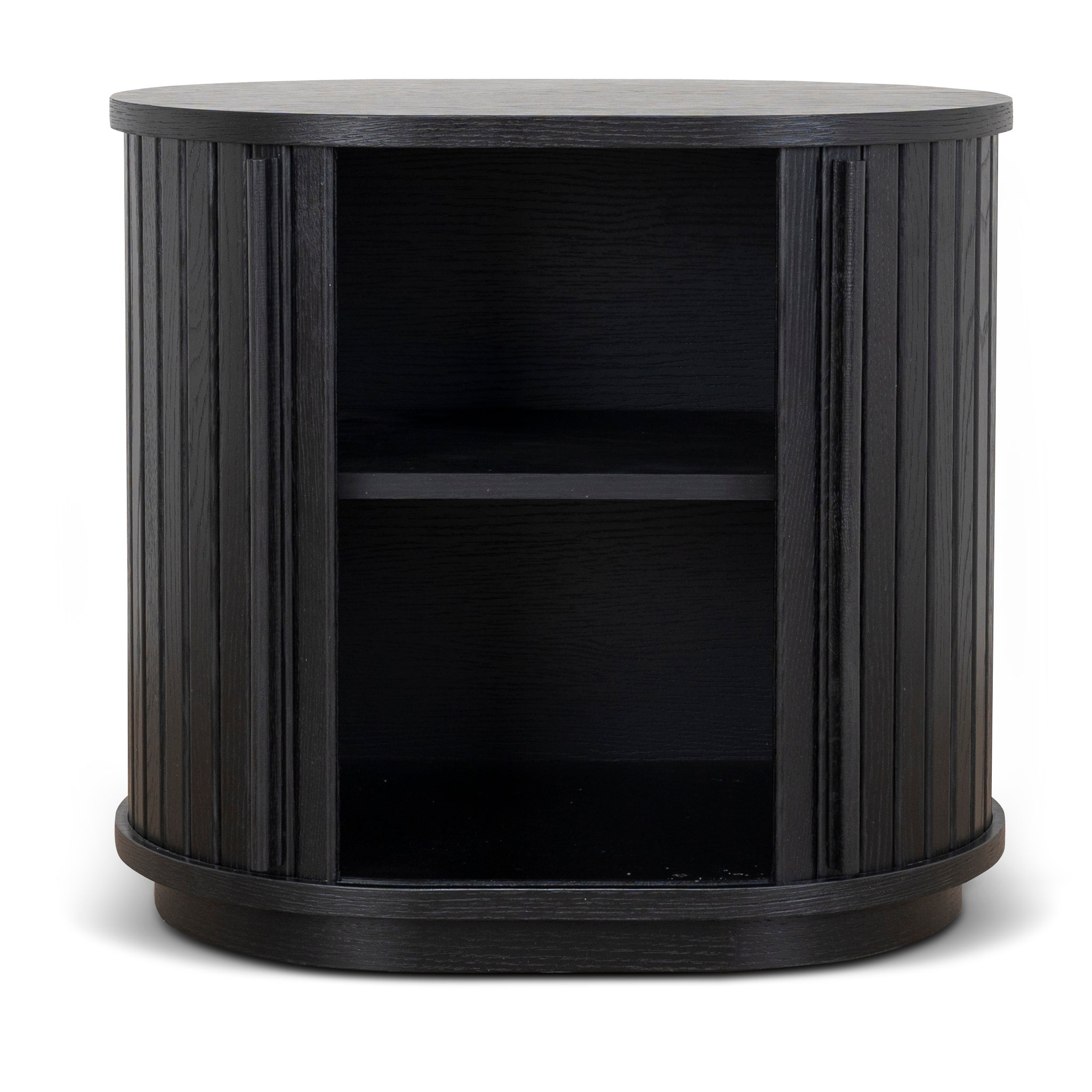 CST8854-KD 55cm Side Table - Full Black