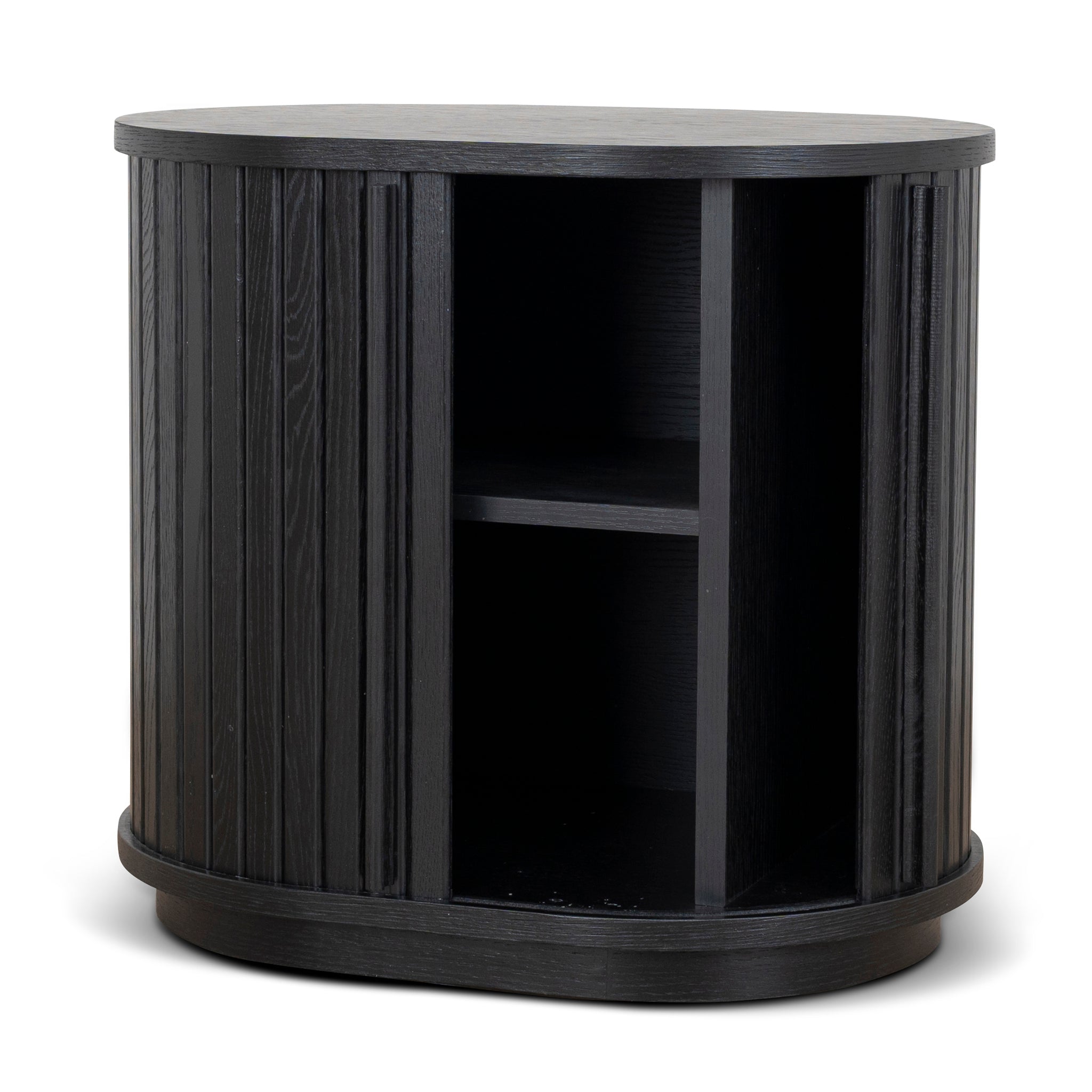 CST8854-KD 55cm Side Table - Full Black