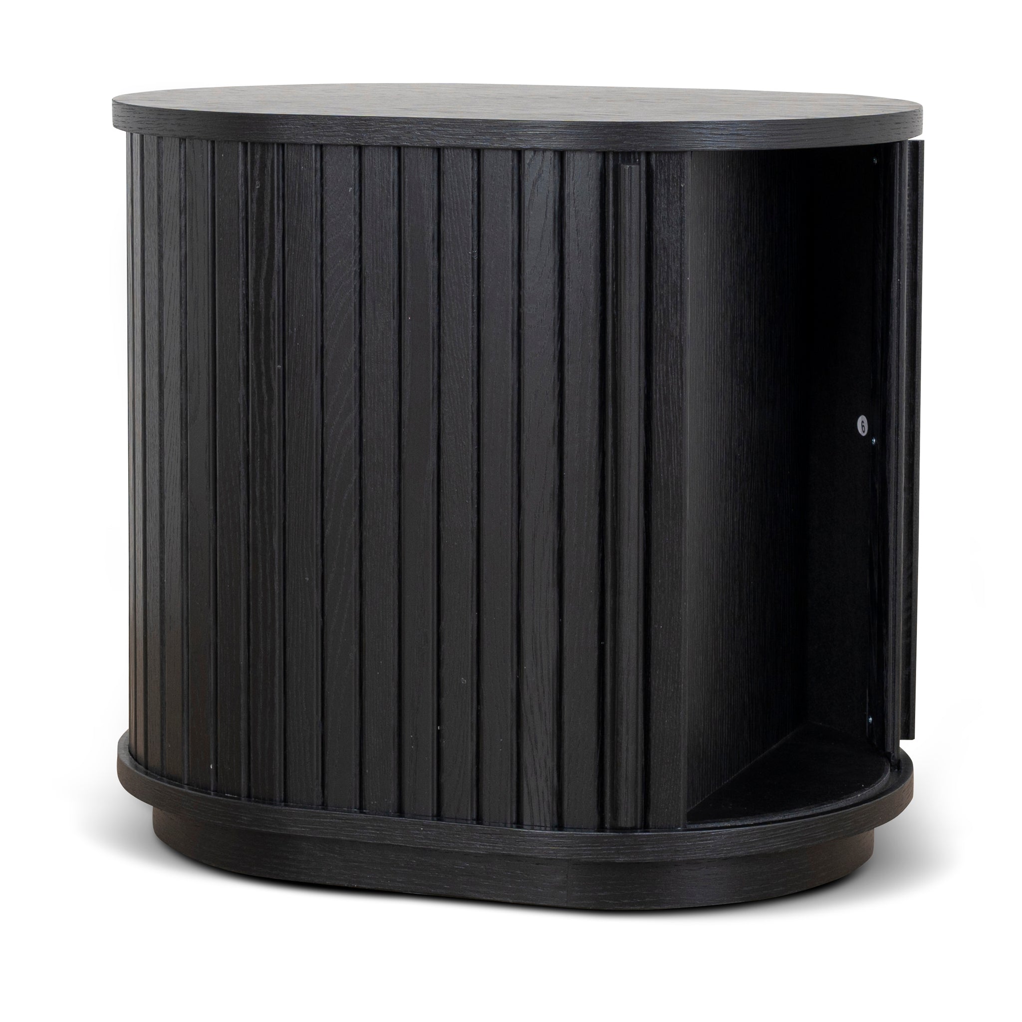 CST8854-KD 55cm Side Table - Full Black