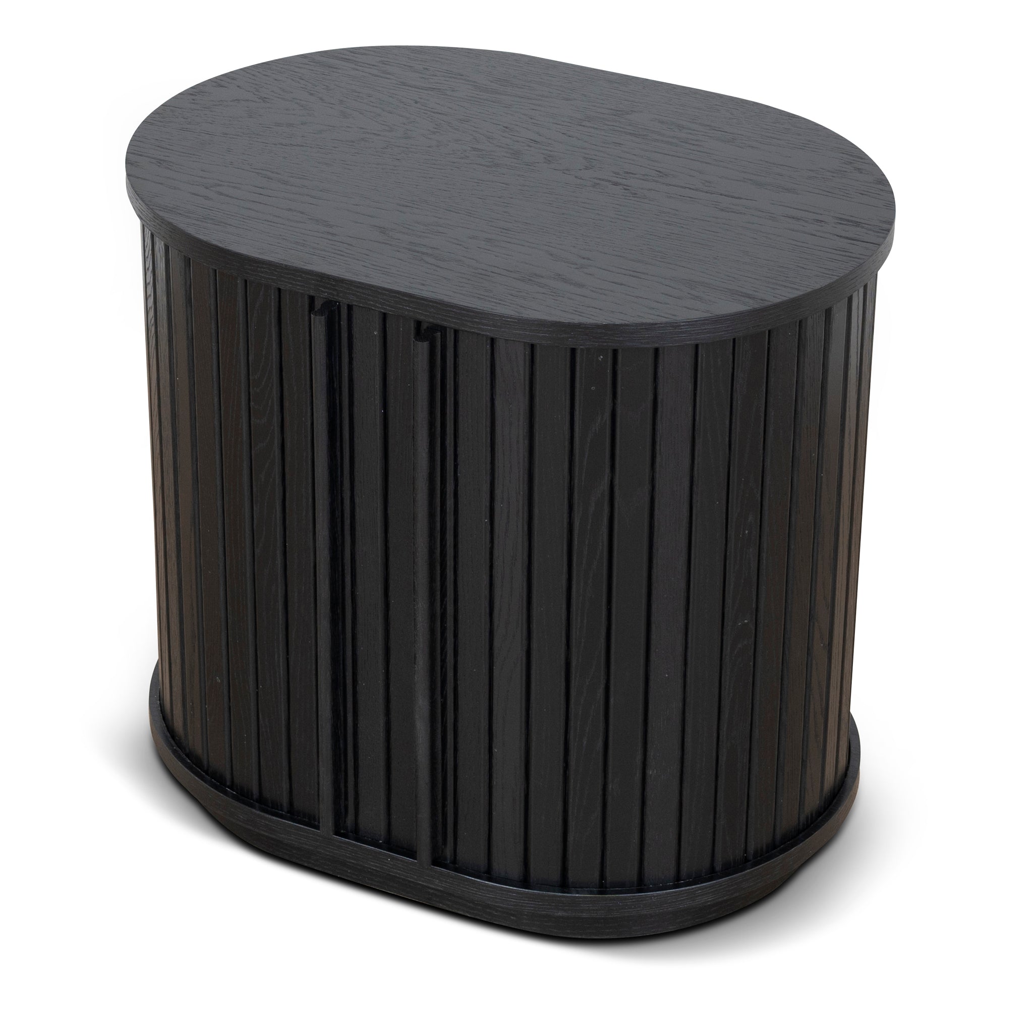 CST8854-KD 55cm Side Table - Full Black