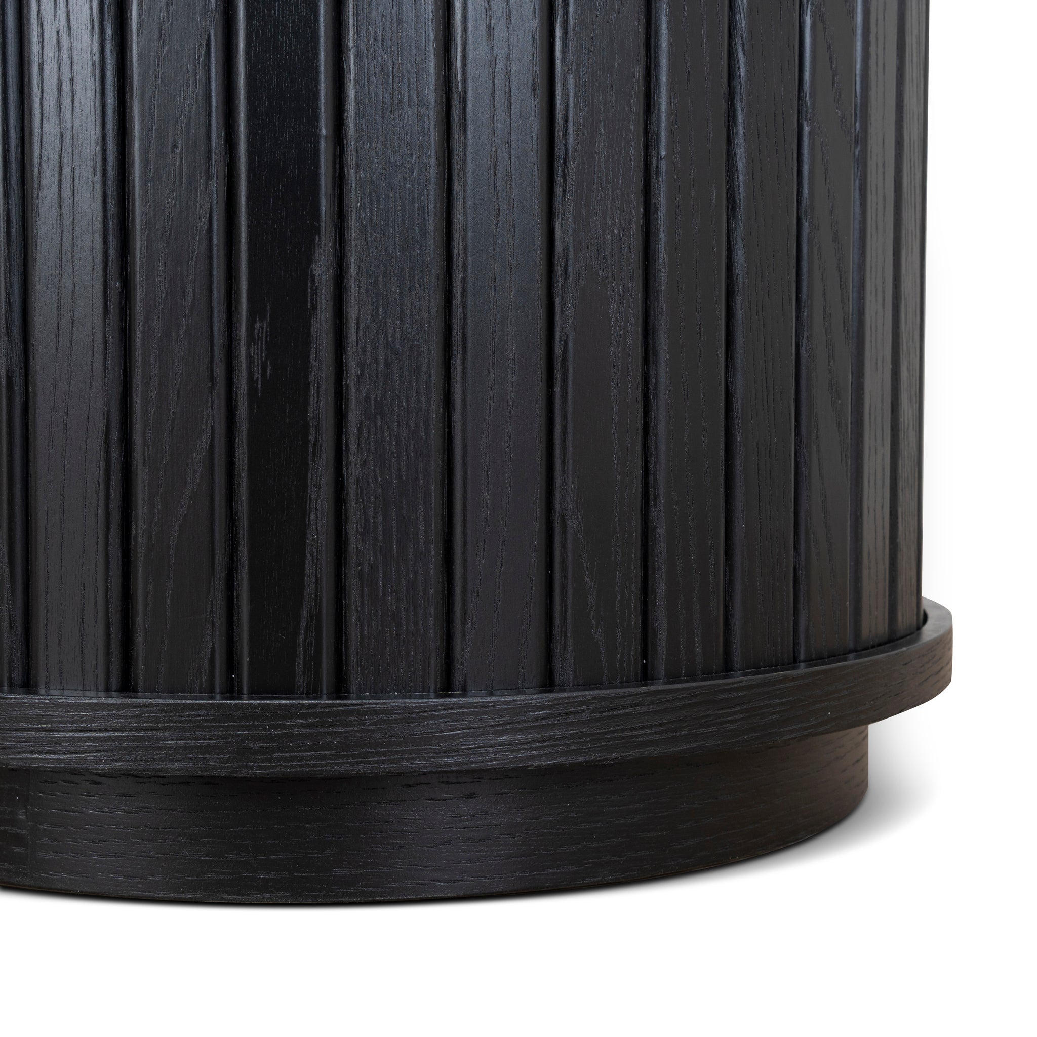 CST8854-KD 55cm Side Table - Full Black