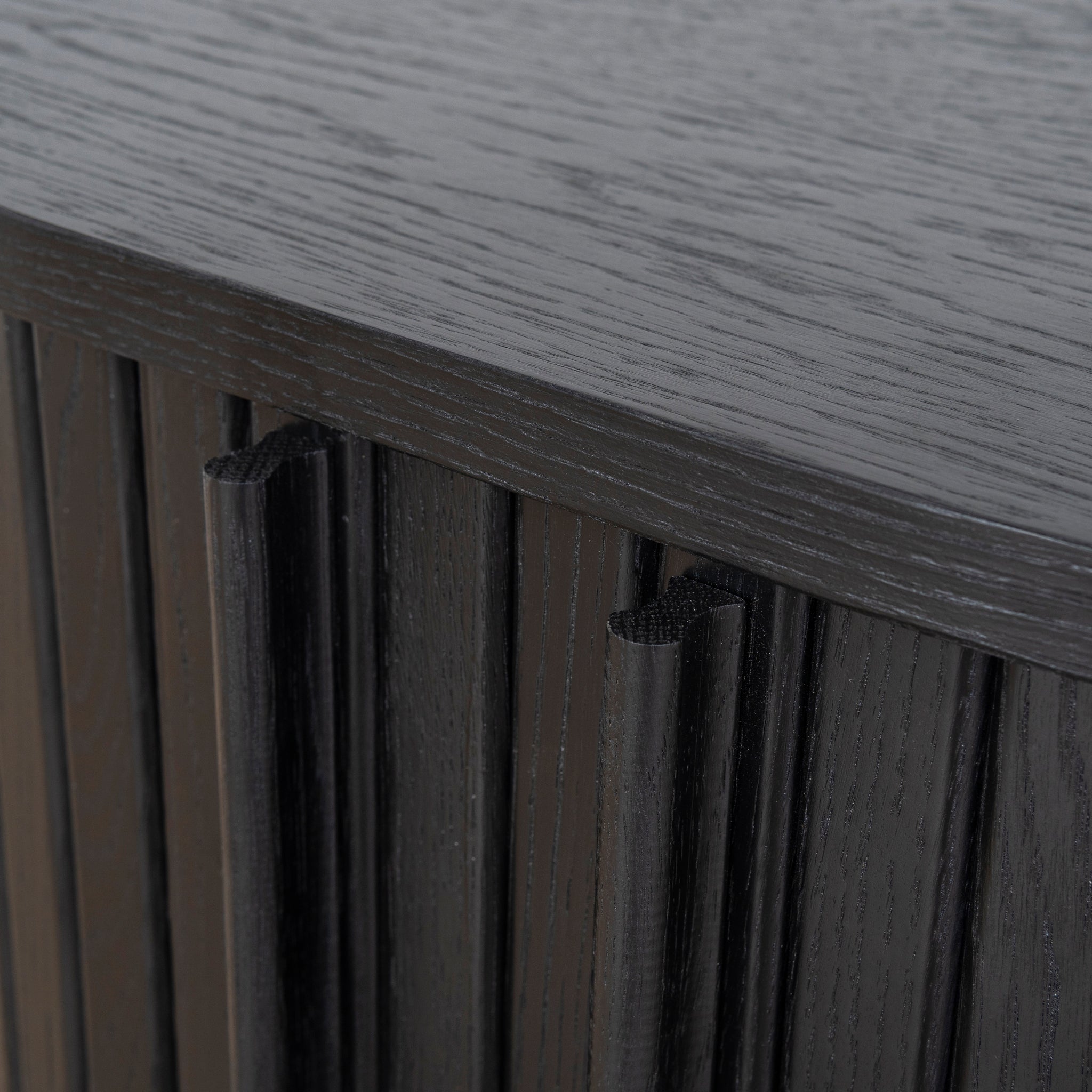 CST8854-KD 55cm Side Table - Full Black