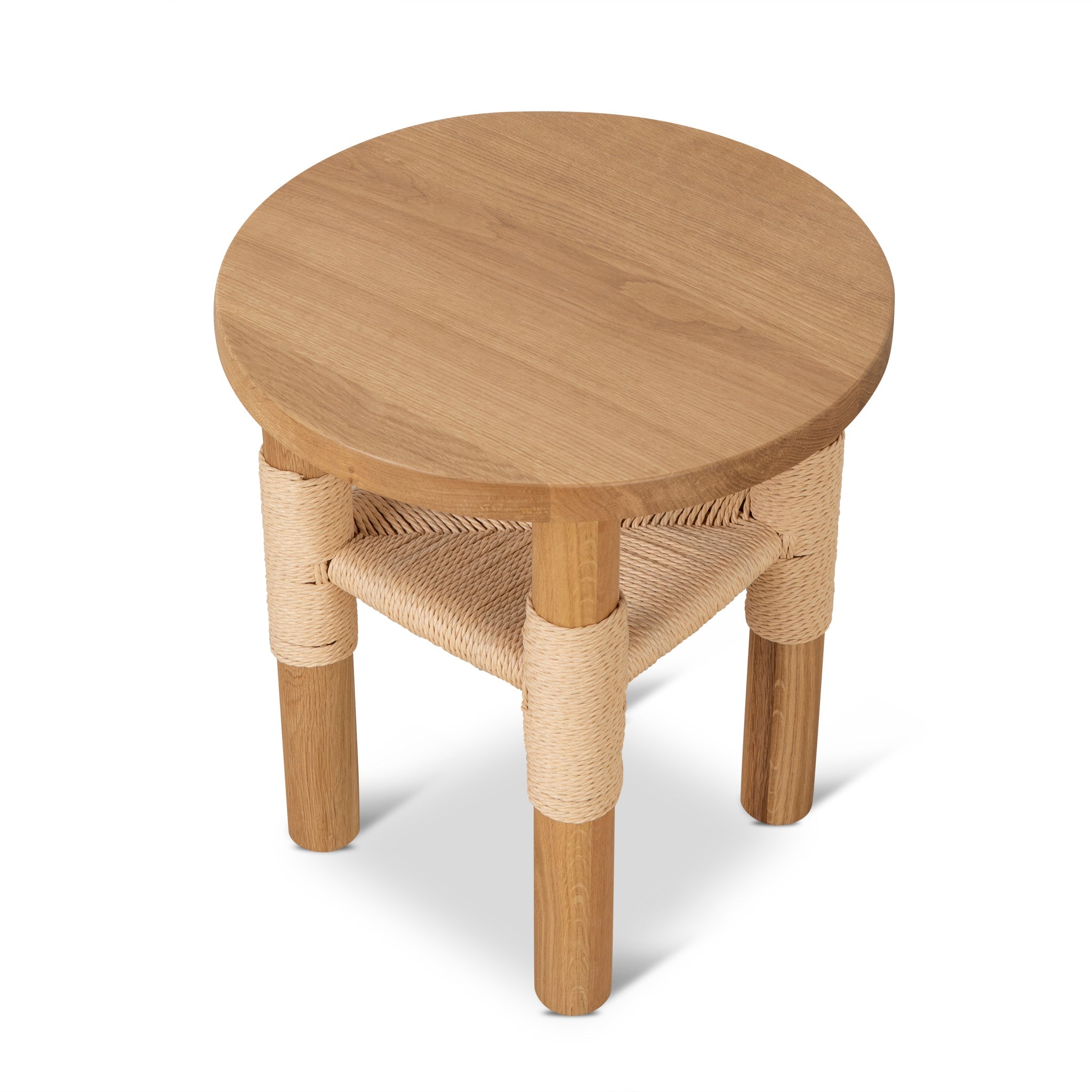 42cm Round Side Table - Natural - image 3