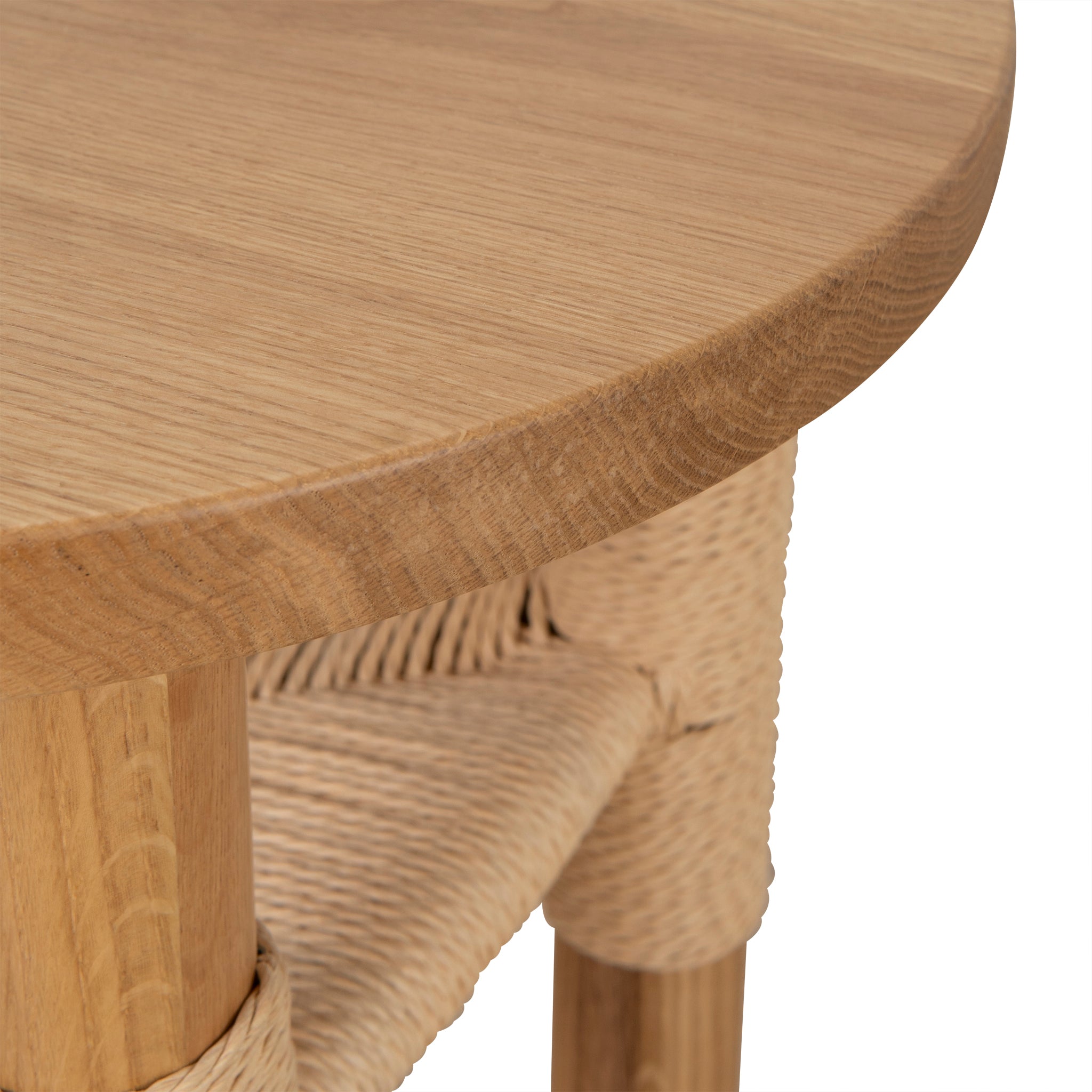 42cm Round Side Table - Natural - image 6