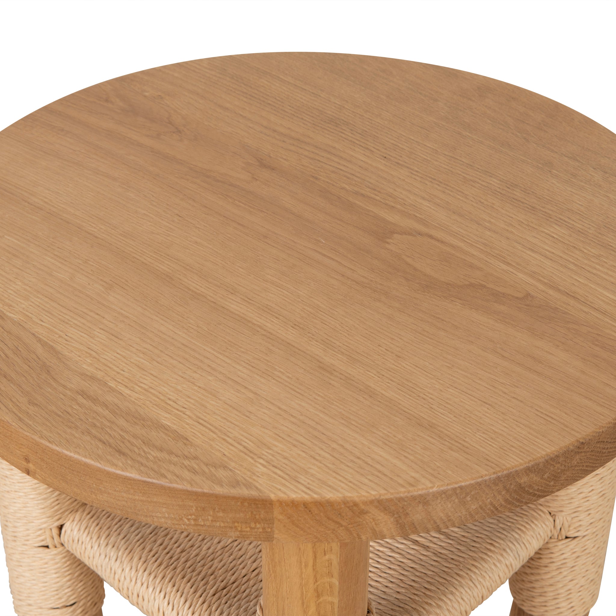 42cm Round Side Table - Natural - image 10