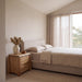 55cm Bedside Table - Natural - image 2