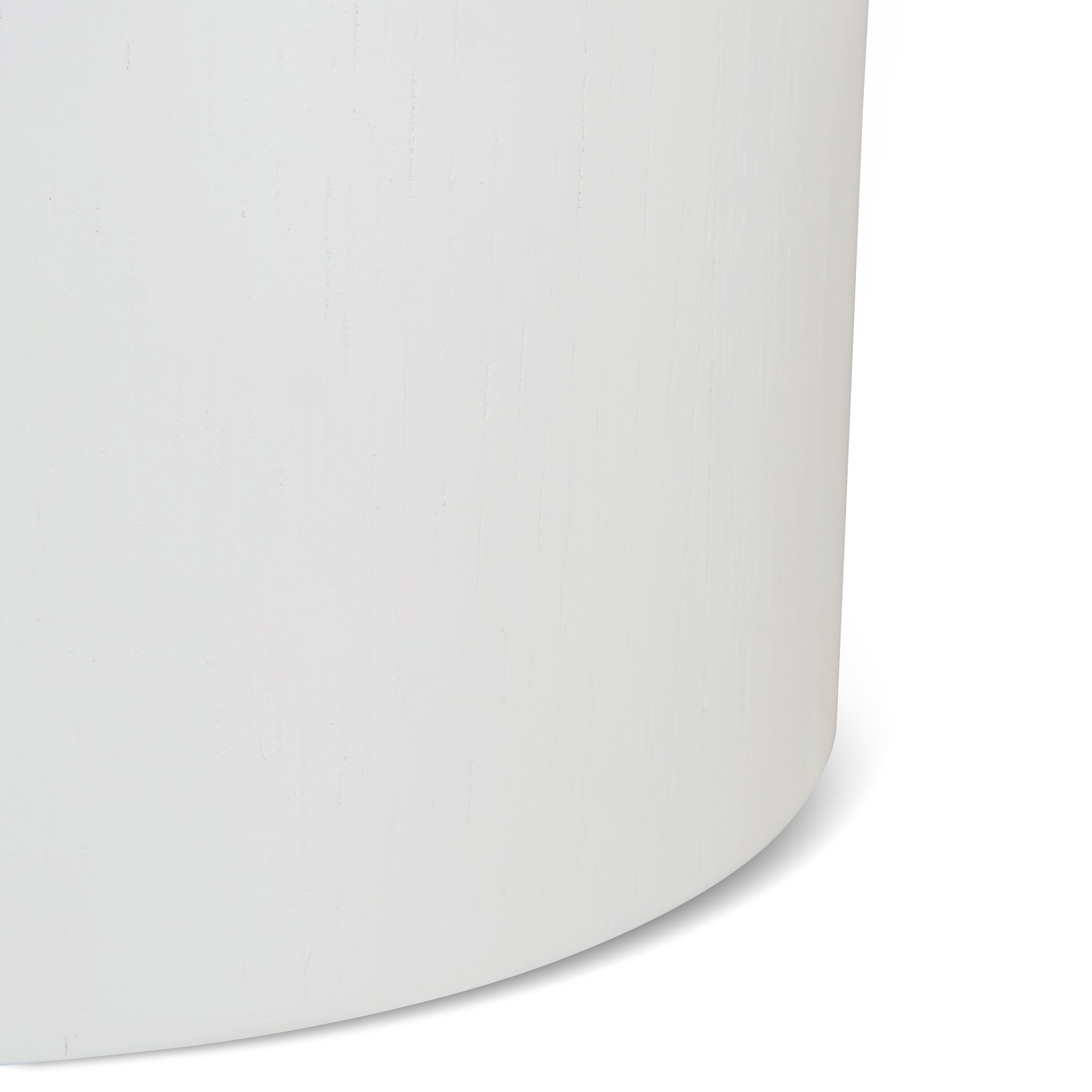 50cm Round Side Table - Full White - image 5
