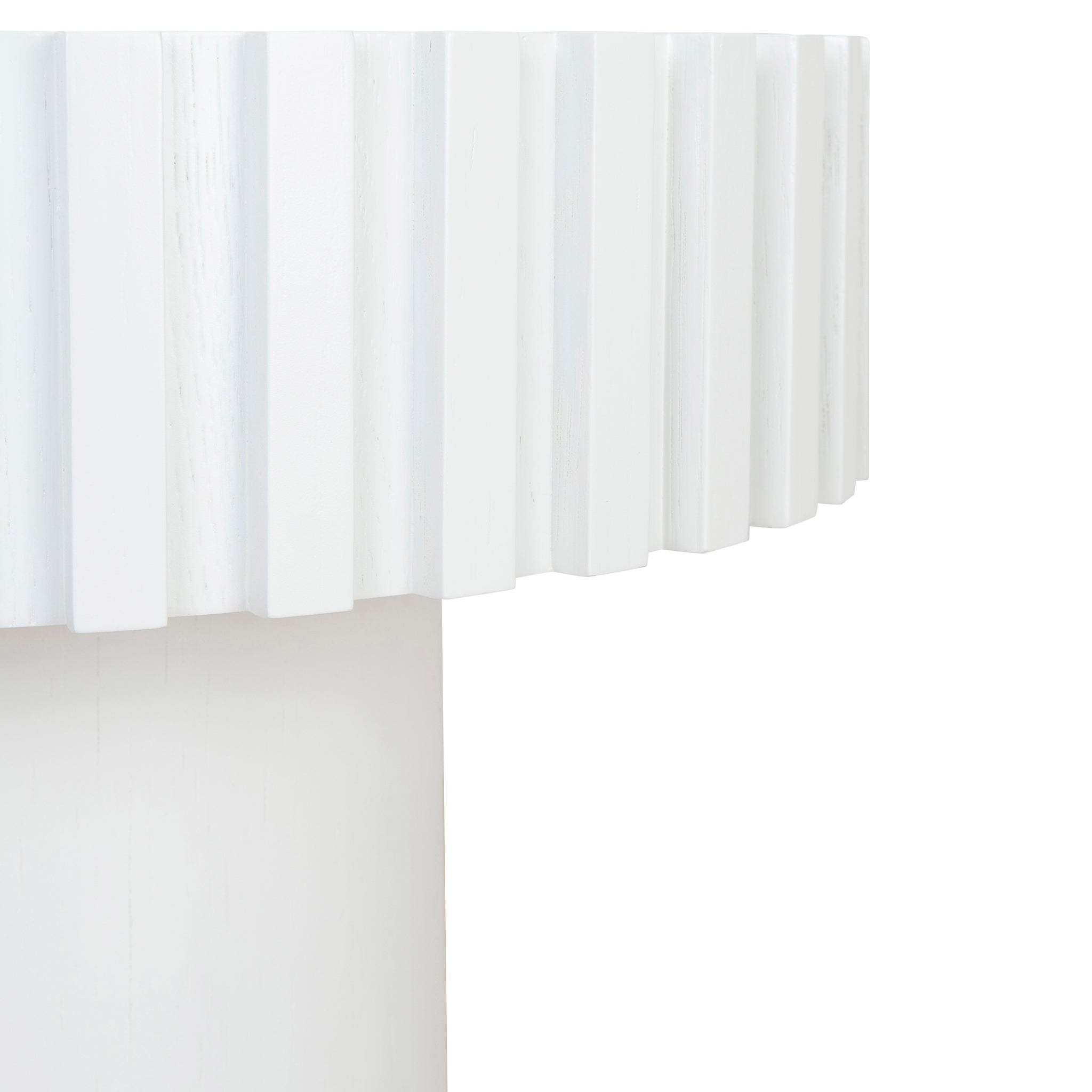 50cm Round Side Table - Full White - image 9