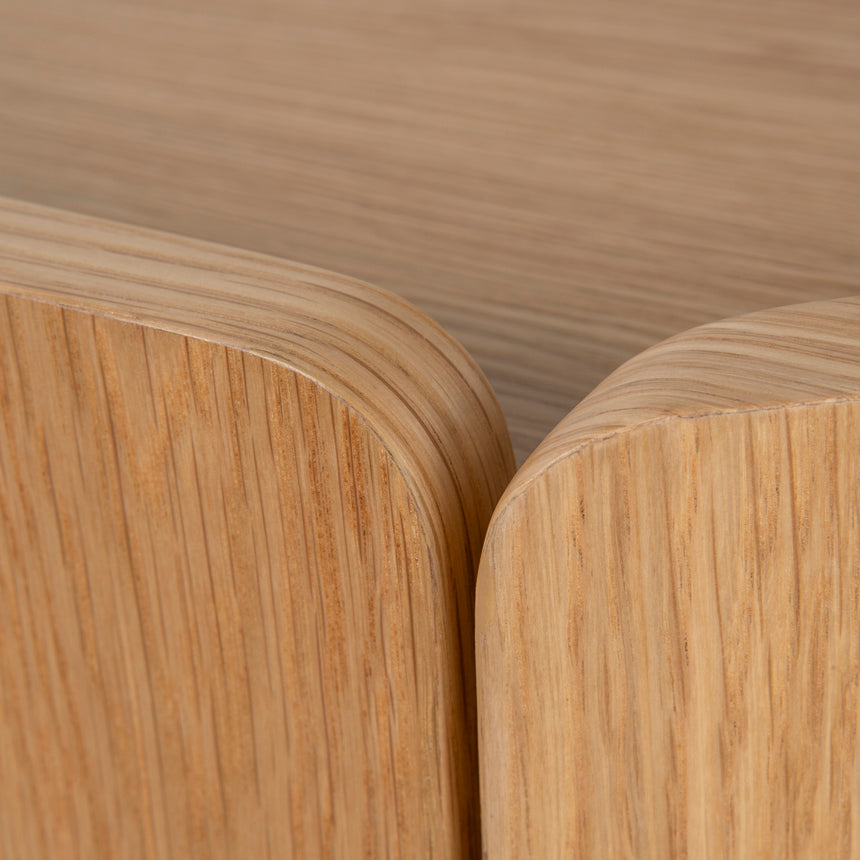 60cm Bedside Table - Natural Oak