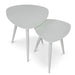 Set of 2 - CST8986-KD Side Table - White - image 4