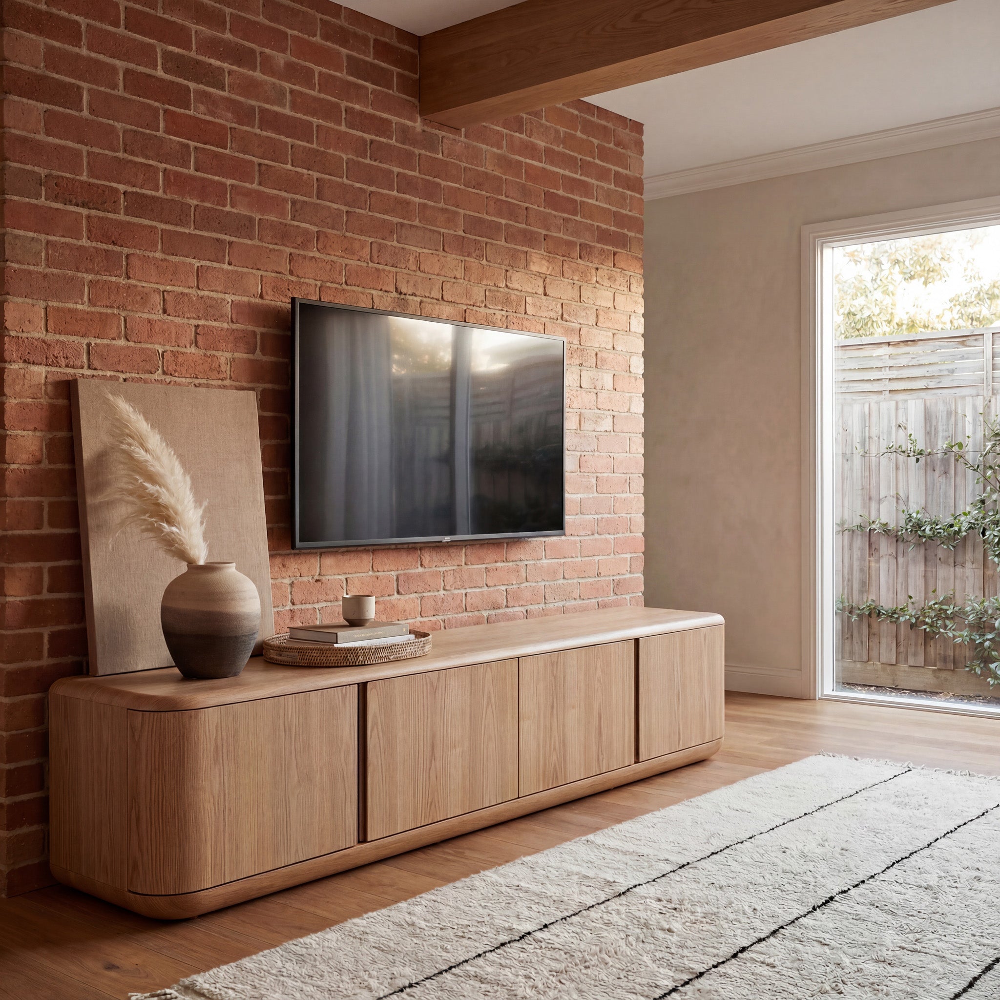CTV10278-DW 2.2m TV Entertainment Unit - Natural