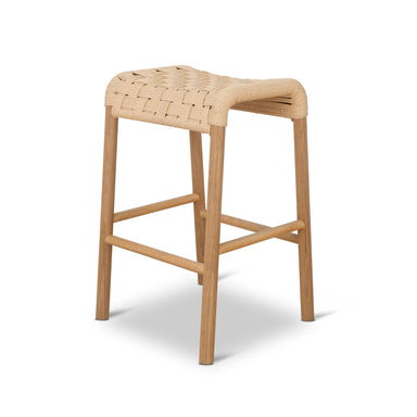 Showcasing Kimona 65cm Bar Stool - Natural BS10171-OW Bar Stool by Calibre Furniturs