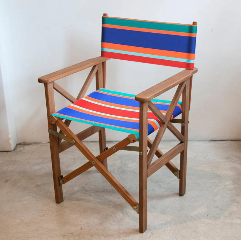 Director Chair Teak Synthetic Les Planche