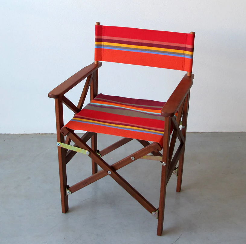 Director's Chair Cotton Sling - Hardwood