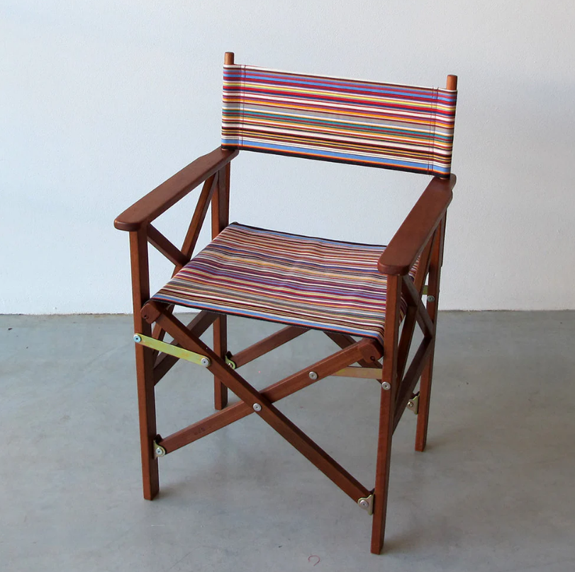 Director Chair Hardwood Cotton Tom Multi