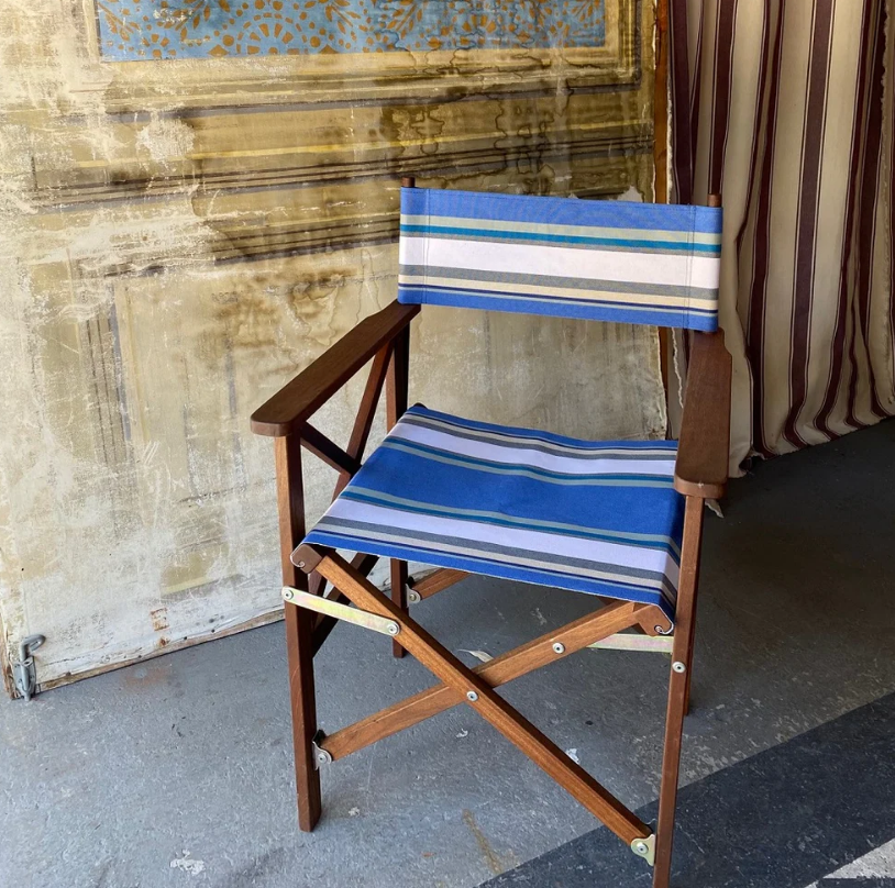 Director's Chair Cotton Sling - Hardwood