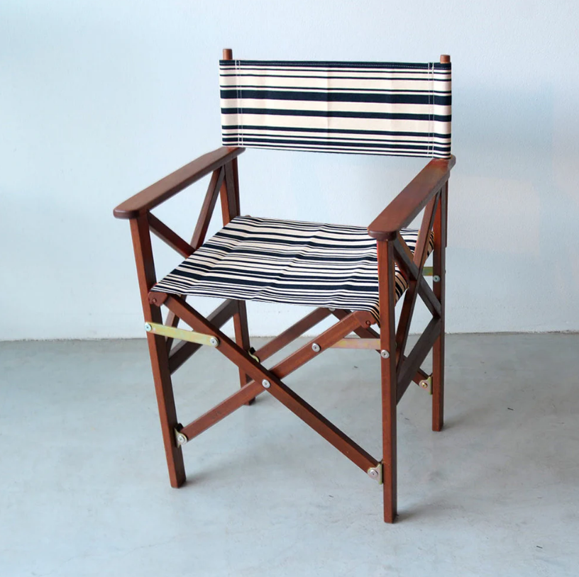 Director Chair Hardwood Cotton Tom Black