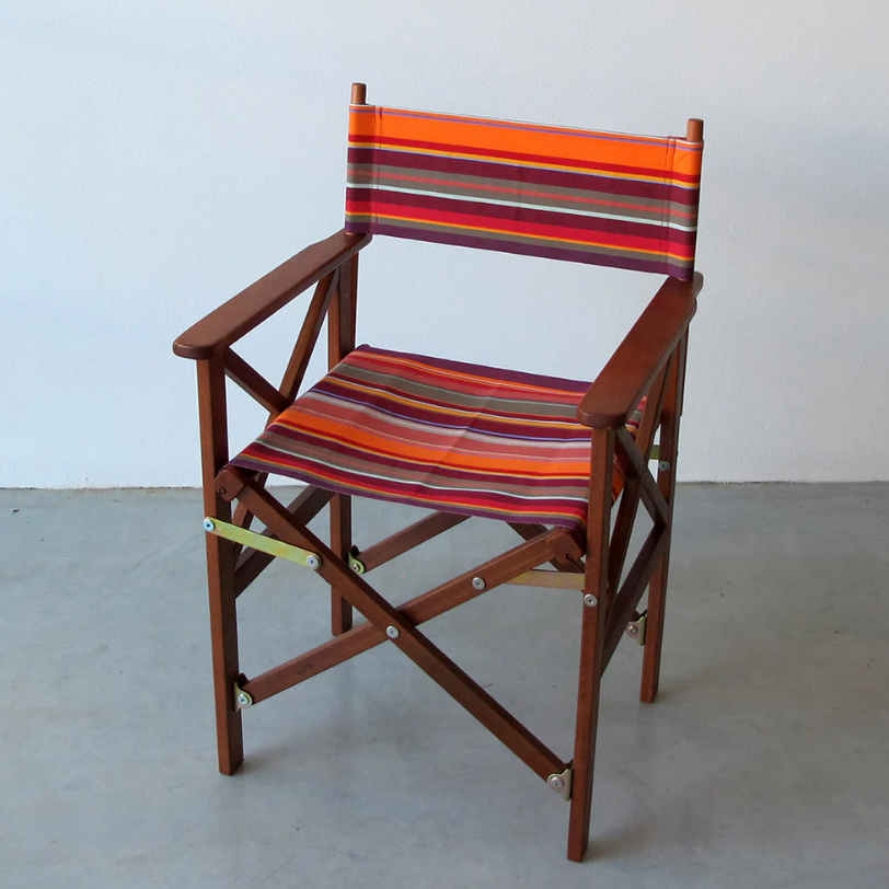 Director's Chair Synthetic Sling - Hardwood