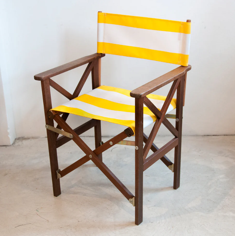 Director's Chair Synthetic Sling - Hardwood