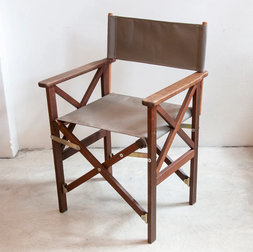 Director's Chair Synthetic Sling - Hardwood