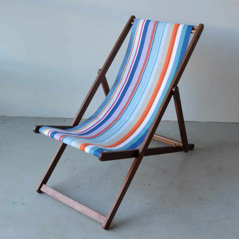 Deckchair Hardwood Cotton Canet En Roussillon