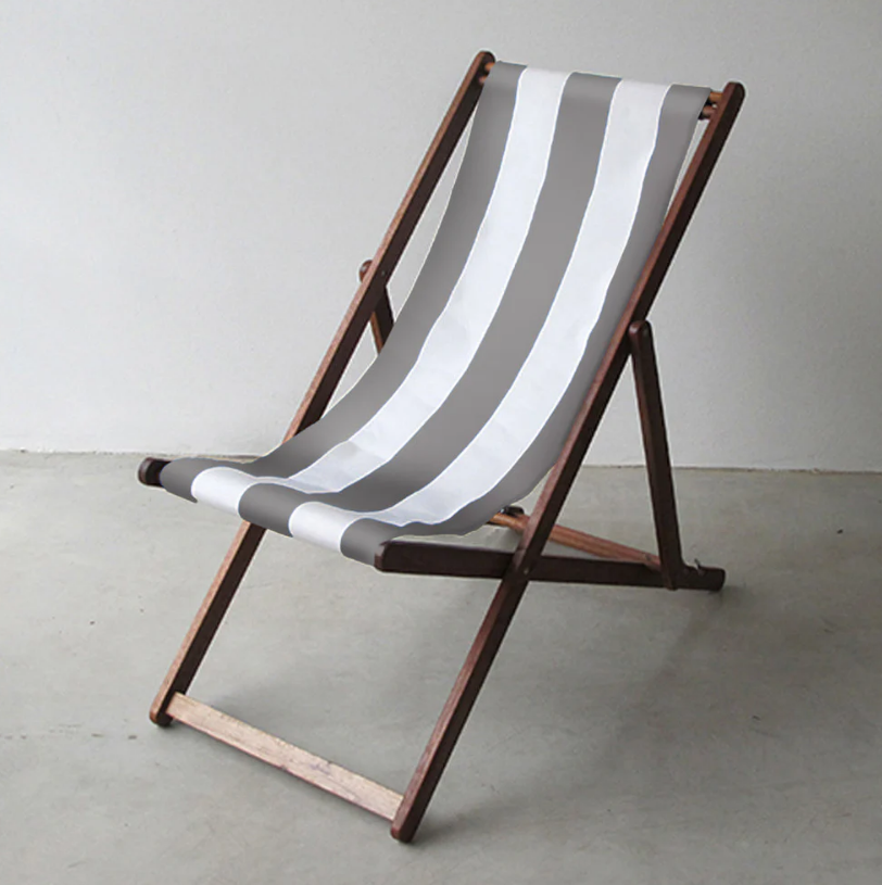 Deckchairs Synthetic Sling - Hardwood
