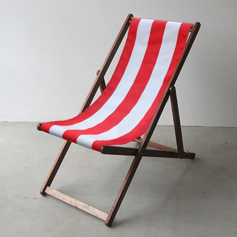 Deckchairs Synthetic Sling - Hardwood