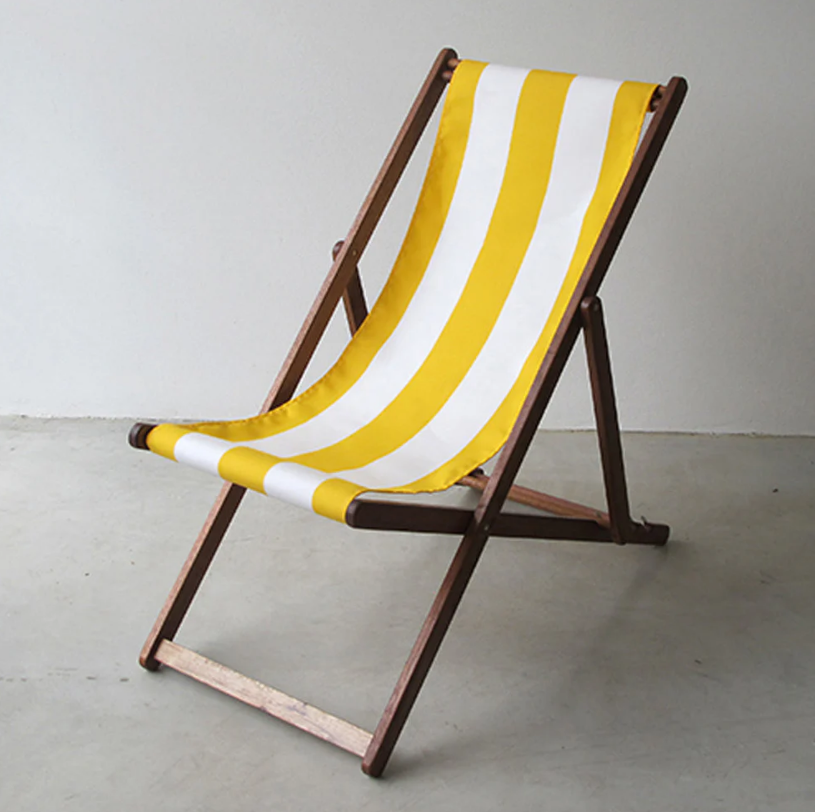 Deckchairs Synthetic Sling - Hardwood