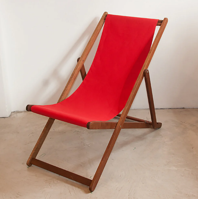Deckchairs Synthetic Sling - Hardwood