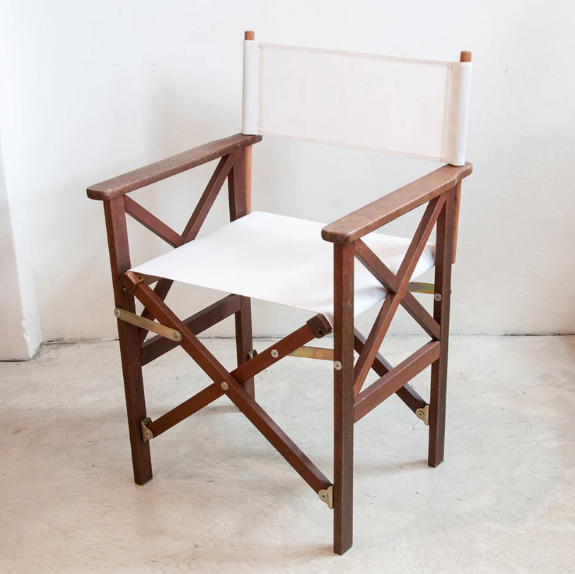 Director's Chair Cotton Sling - Hardwood