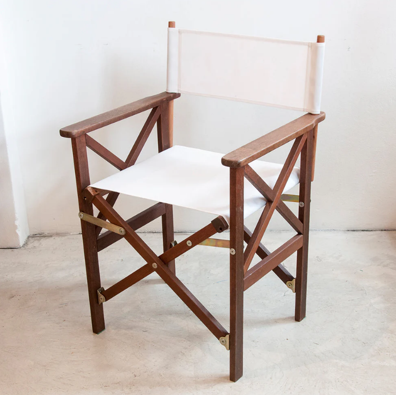 Director Chair Hardwood Cotton Oxford