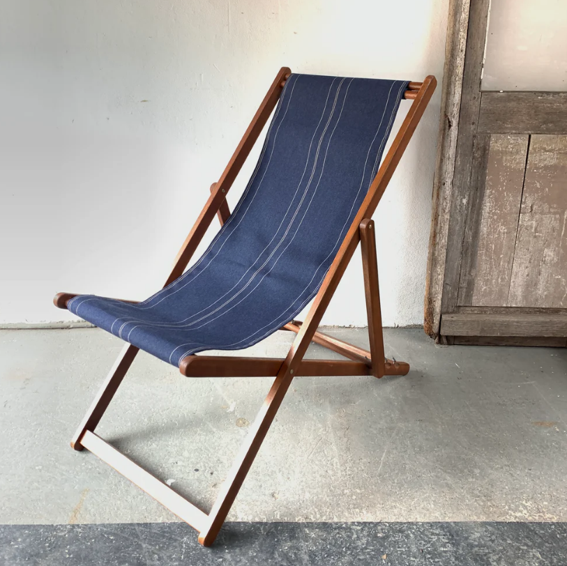 Deckchairs Synthetic Sling - Hardwood