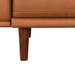 Sinclair Tan Leather Sofa Semi-Aniline Leather