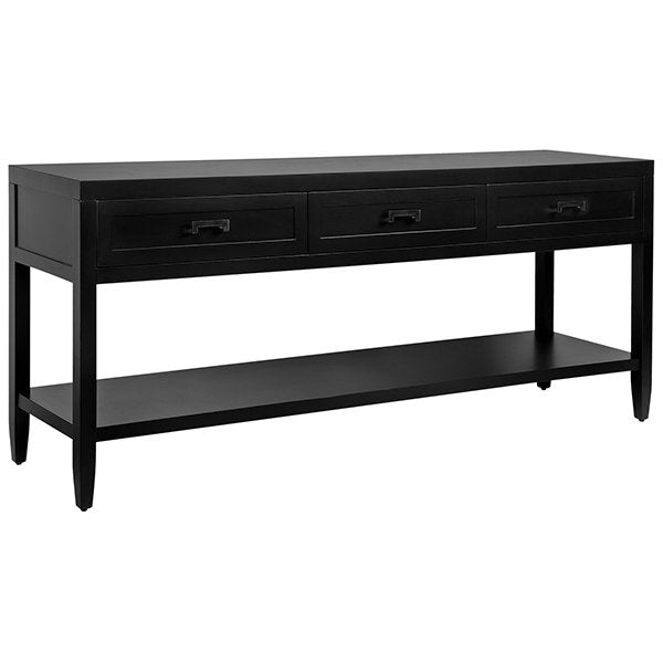 Soloman Console Table - Large Black