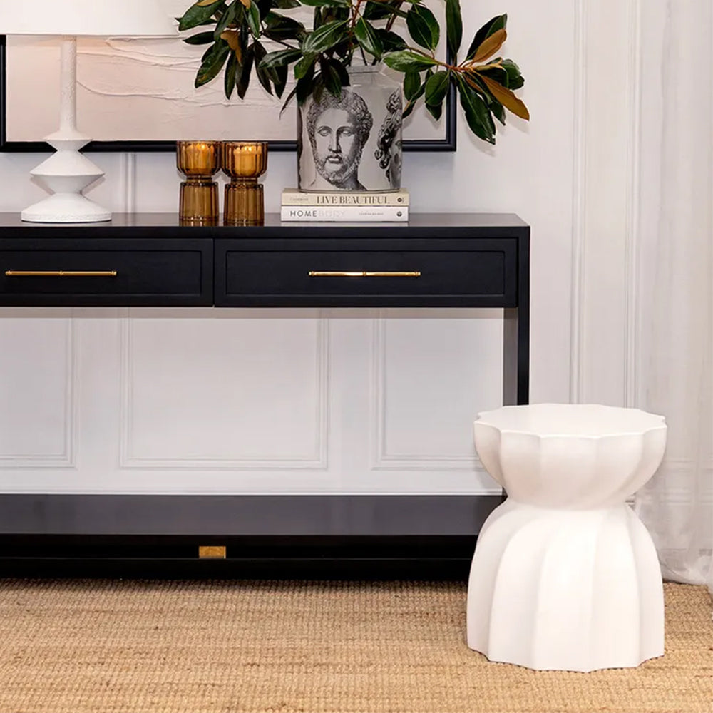 Swirl Concrete Stool