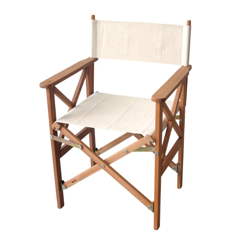 Director Chair Teak Cotton - Oxford