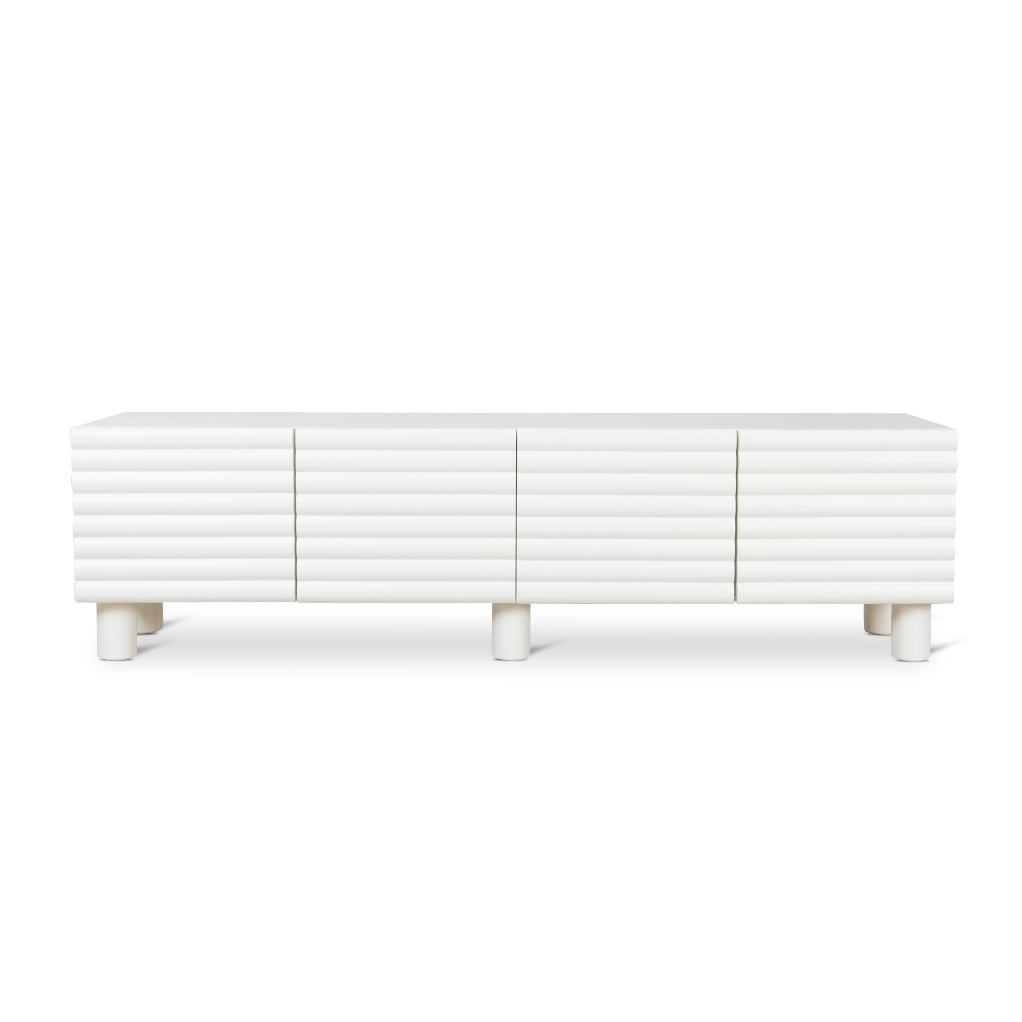 2m TV Entertainment Unit - White