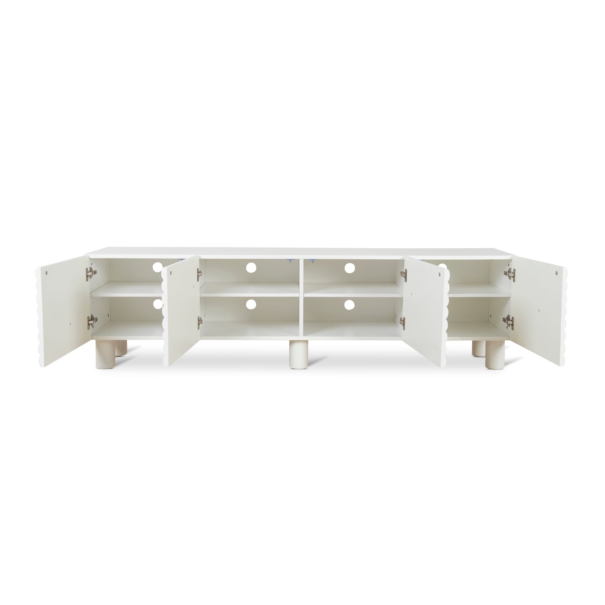 2m TV Entertainment Unit - White