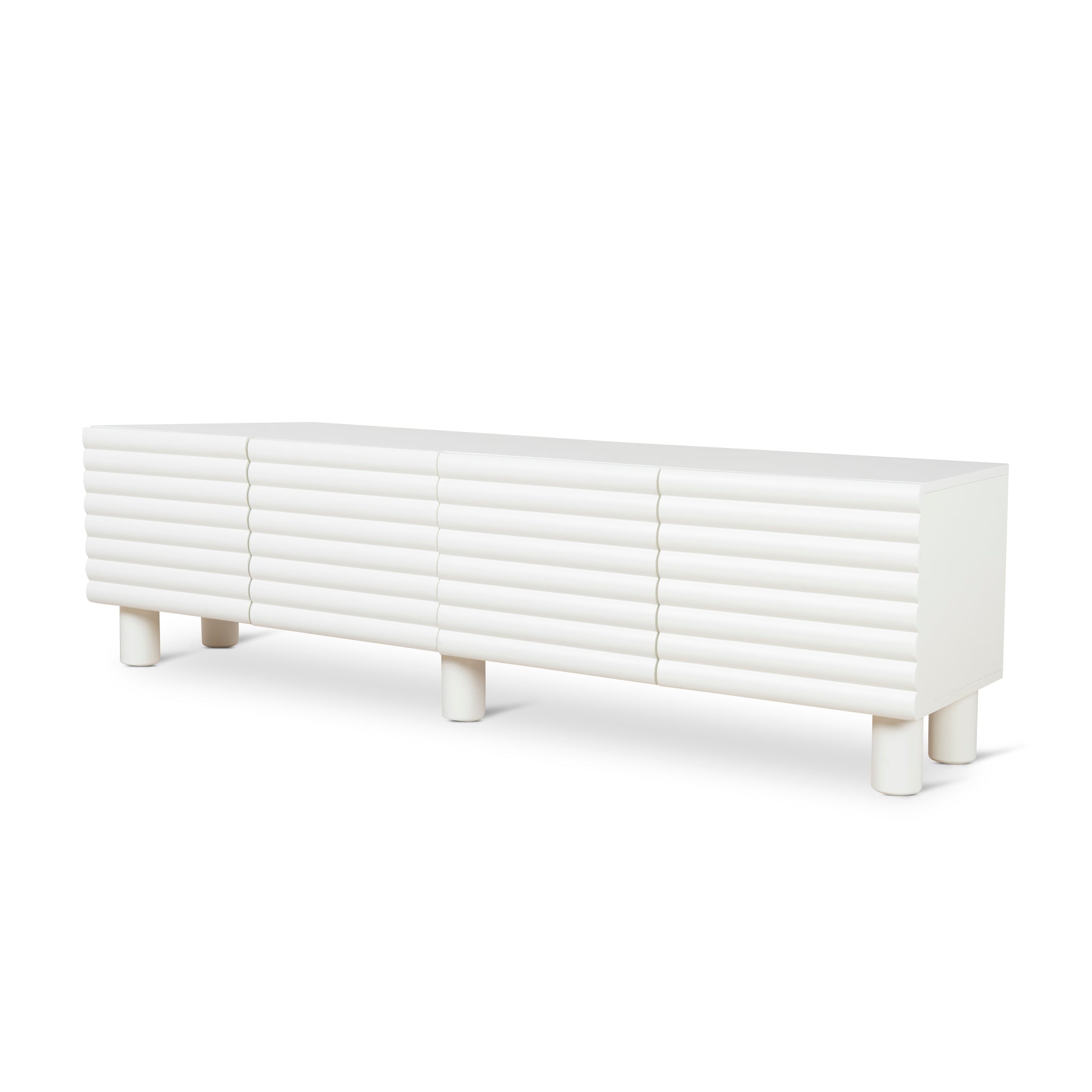 2m TV Entertainment Unit - White