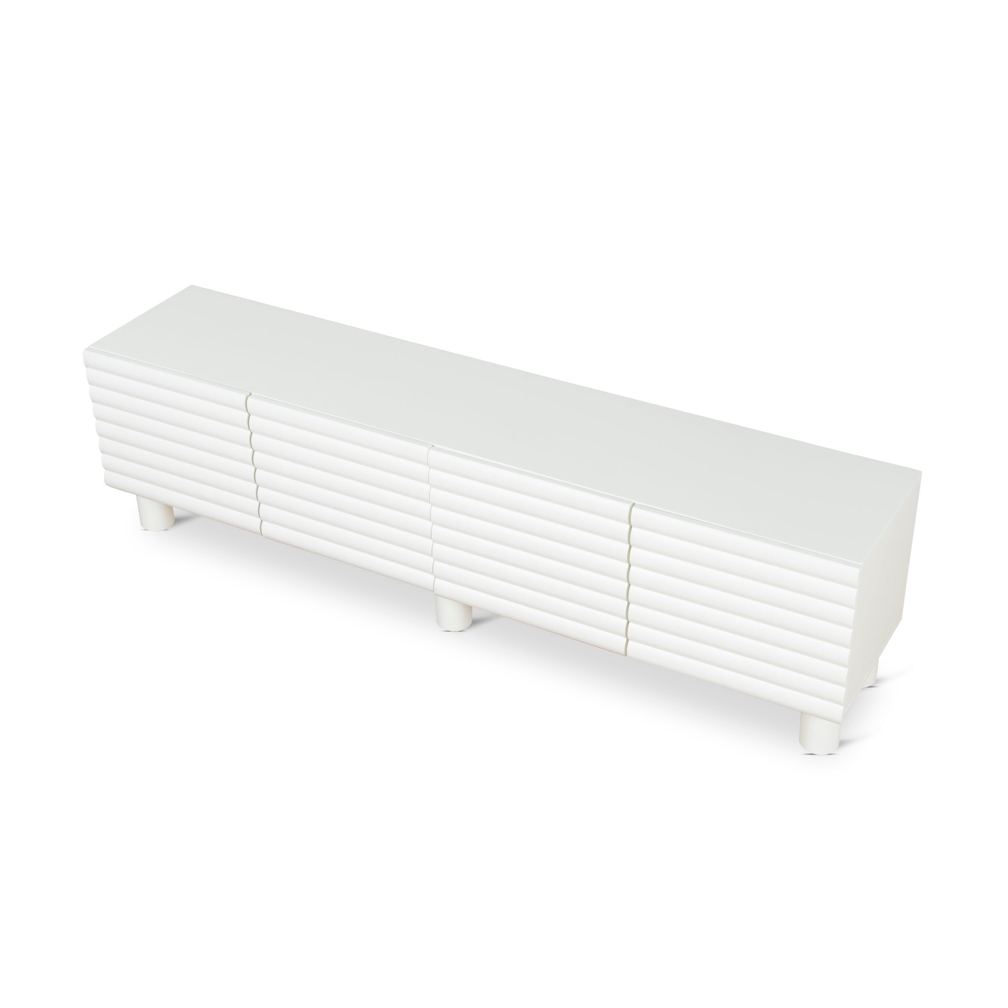 2m TV Entertainment Unit - White